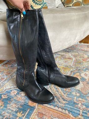 Aldo Black Tall Riding Boots